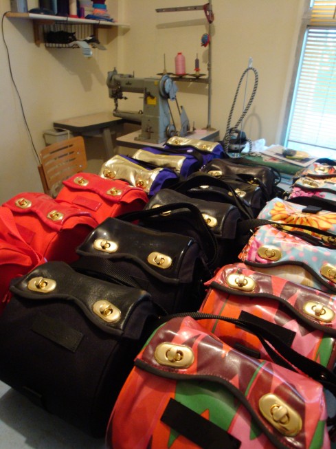 Cyclodelic saddle bags in